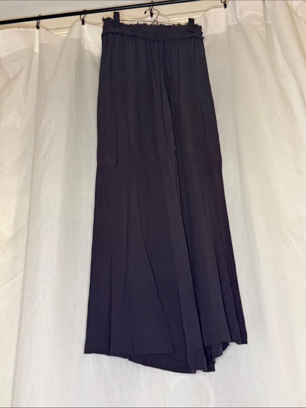 O'Neill Ninette Charcoal Wide-Leg Palazzo Pants